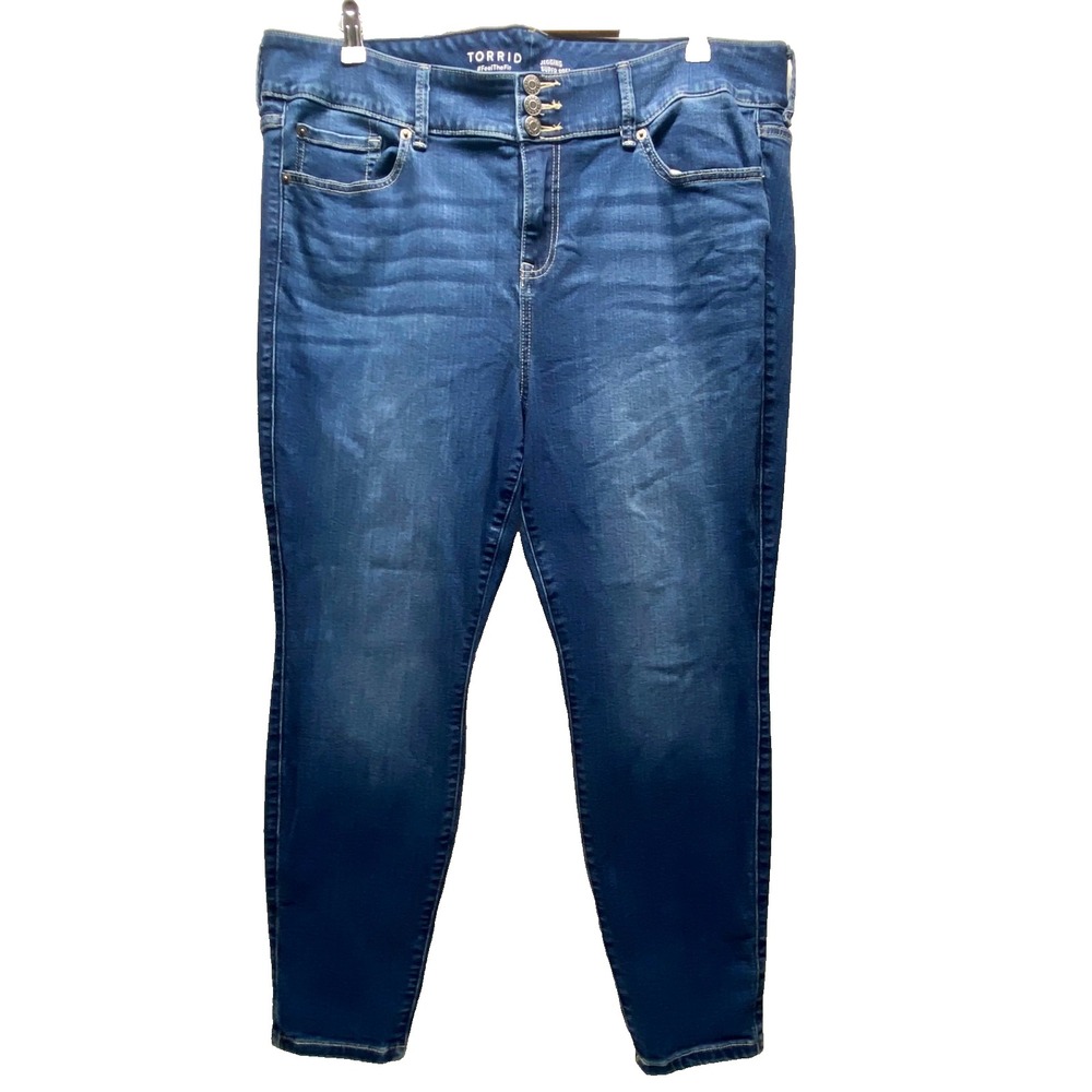 Torrid Bombshell Skinny Jeans Women's 20S Premium Button Fly Stretch Denim GUC